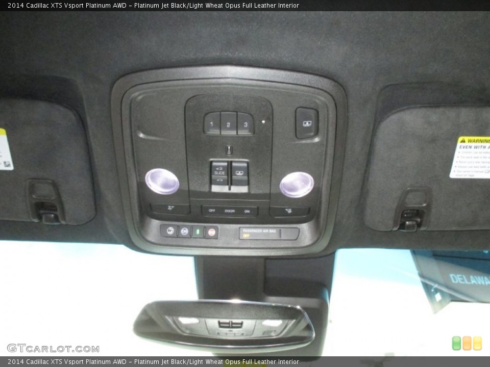 Platinum Jet Black/Light Wheat Opus Full Leather Interior Controls for the 2014 Cadillac XTS Vsport Platinum AWD #88229835