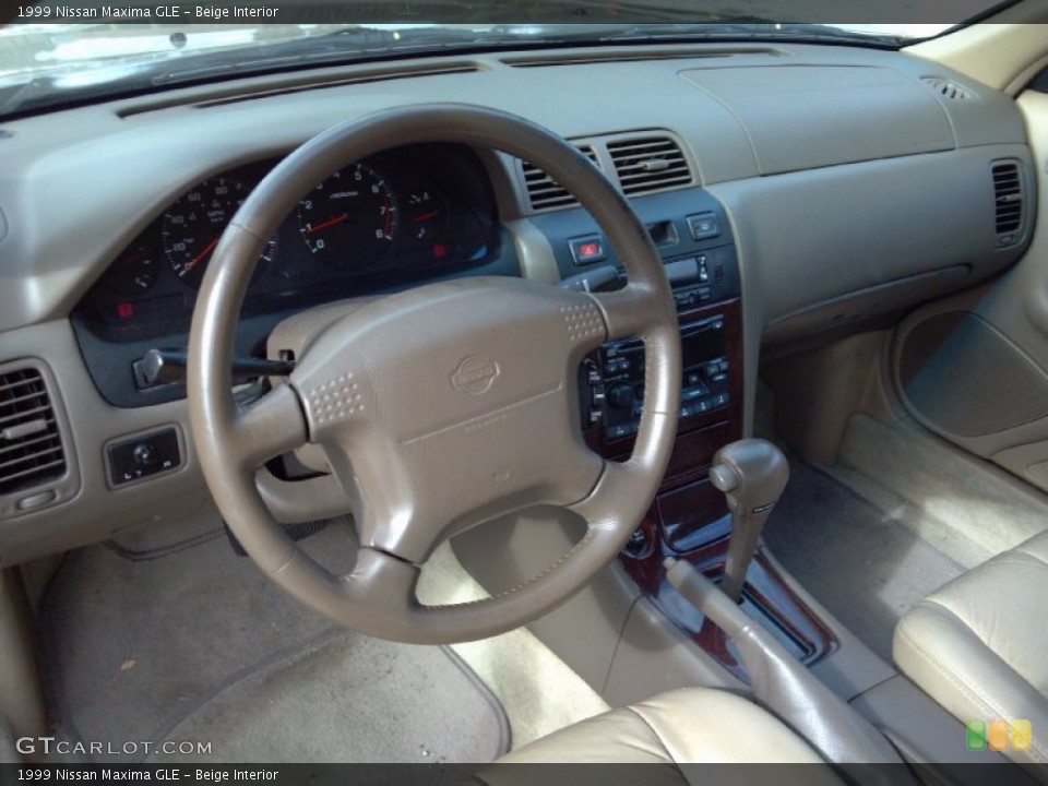 Beige 1999 Nissan Maxima Interiors