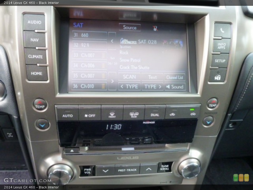 Black Interior Controls for the 2014 Lexus GX 460 #88232598