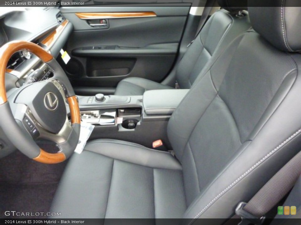 Black Interior Front Seat for the 2014 Lexus ES 300h Hybrid #88232856