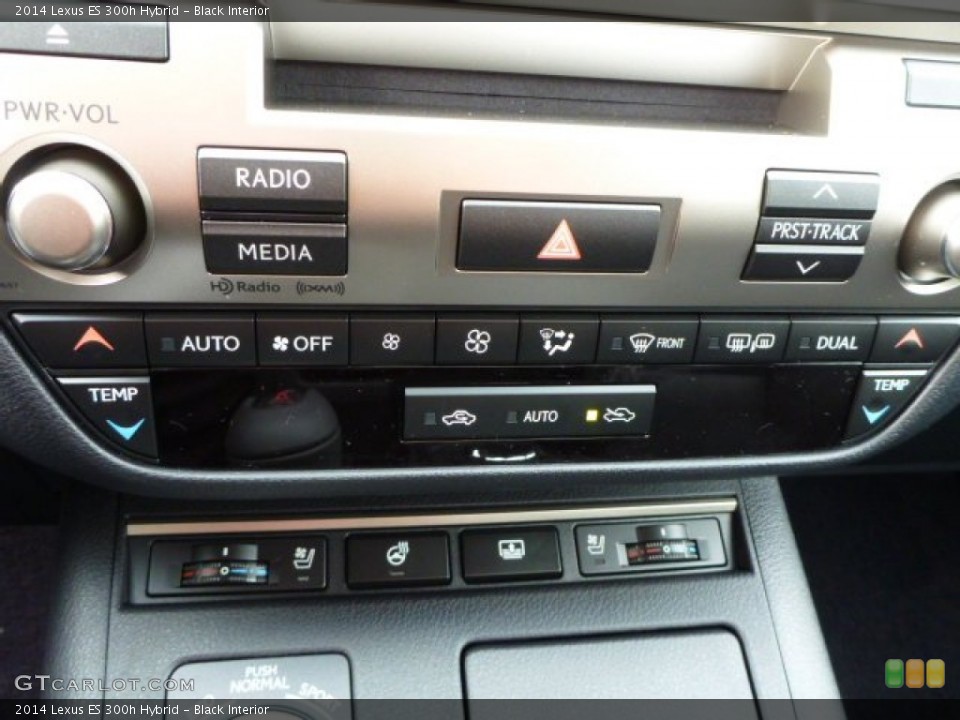 Black Interior Controls for the 2014 Lexus ES 300h Hybrid #88232916