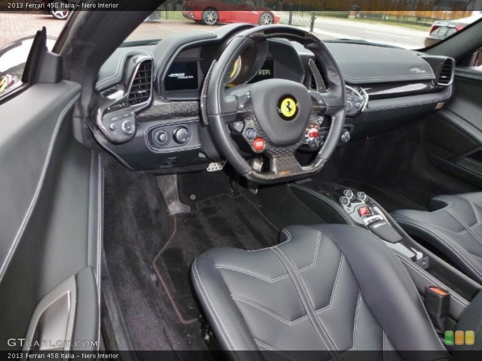 Nero Interior Prime Interior for the 2013 Ferrari 458 Italia #88233258