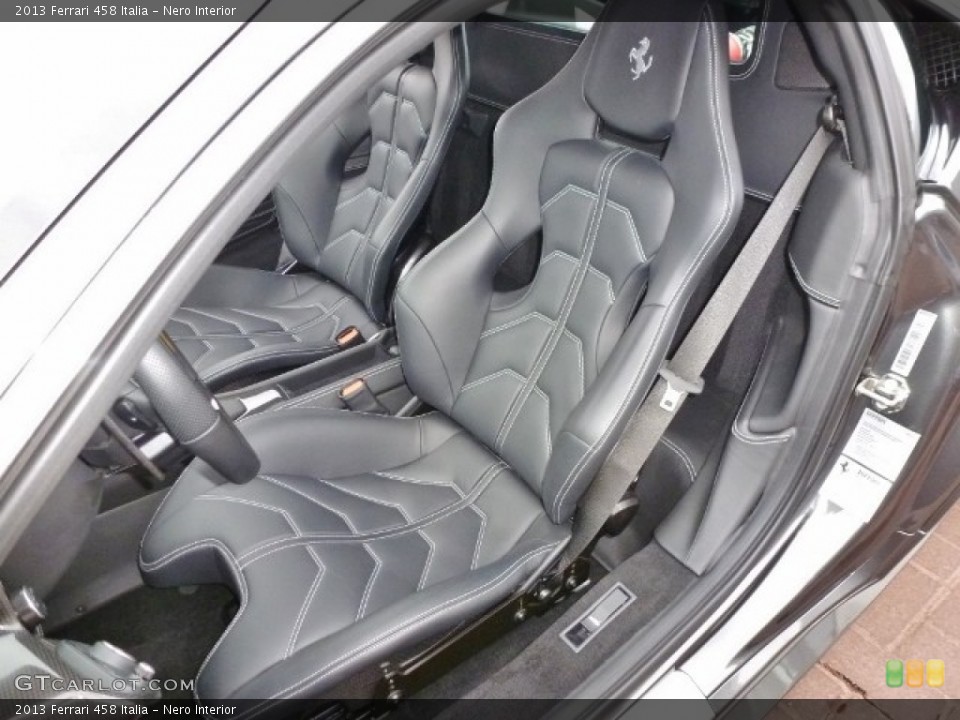 Nero Interior Front Seat for the 2013 Ferrari 458 Italia #88233271