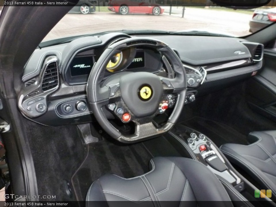Nero Interior Prime Interior for the 2013 Ferrari 458 Italia #88233285