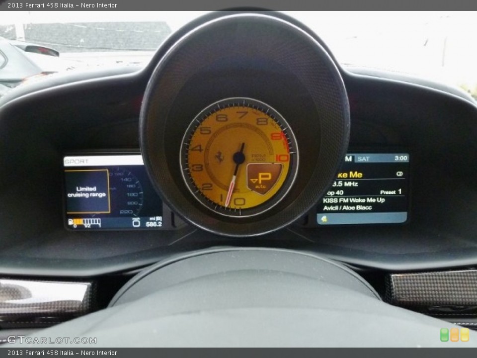 Nero Interior Gauges for the 2013 Ferrari 458 Italia #88233291