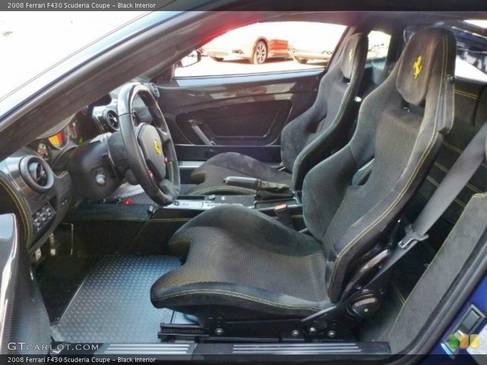 Black Interior Photo for the 2008 Ferrari F430 Scuderia Coupe #88233576