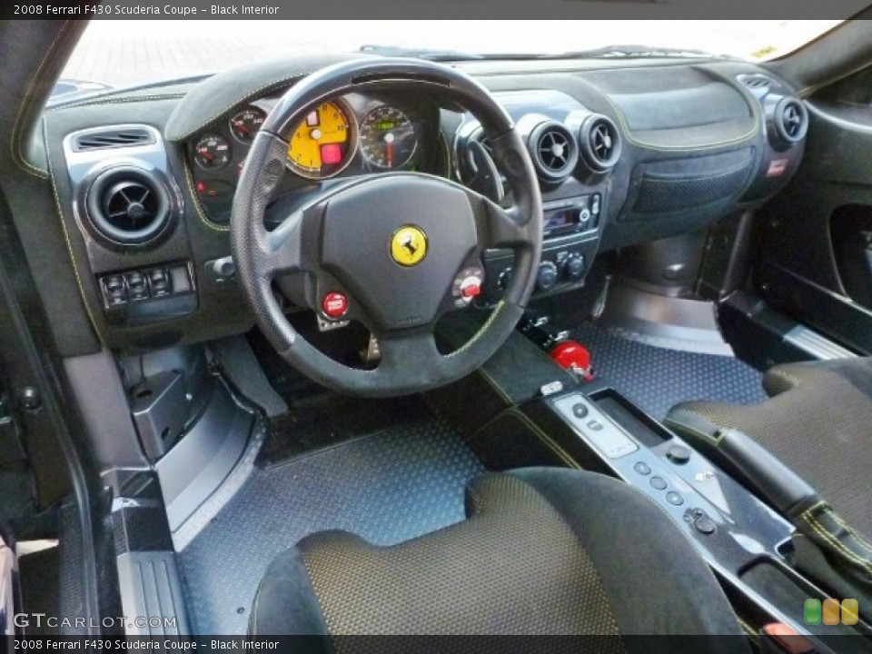 Black Interior Prime Interior for the 2008 Ferrari F430 Scuderia Coupe #88233588