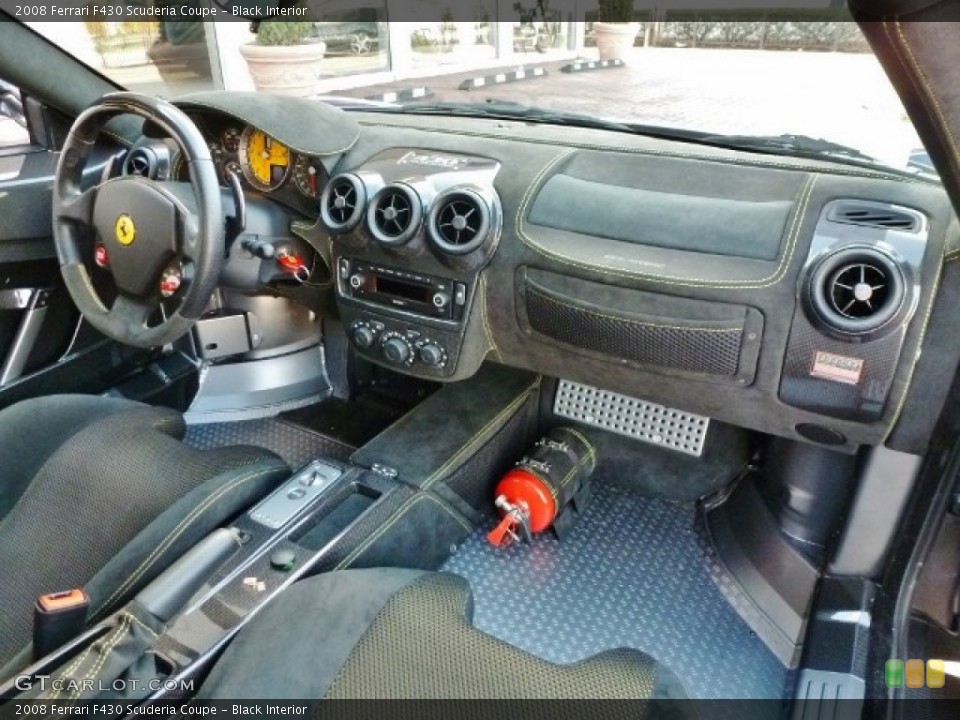 Black Interior Dashboard for the 2008 Ferrari F430 Scuderia Coupe #88233630