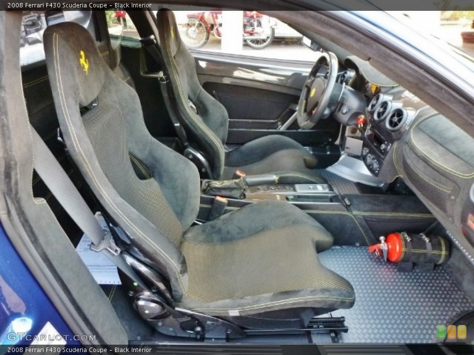 Black Interior Front Seat for the 2008 Ferrari F430 Scuderia Coupe #88233639