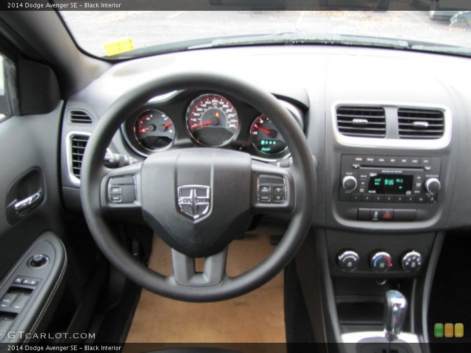 Black Interior Dashboard for the 2014 Dodge Avenger SE #88235223