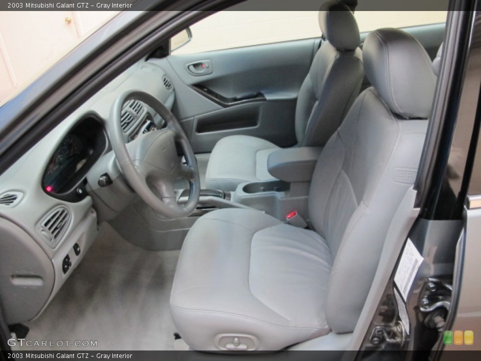 Gray Interior Front Seat for the 2003 Mitsubishi Galant GTZ #88237032