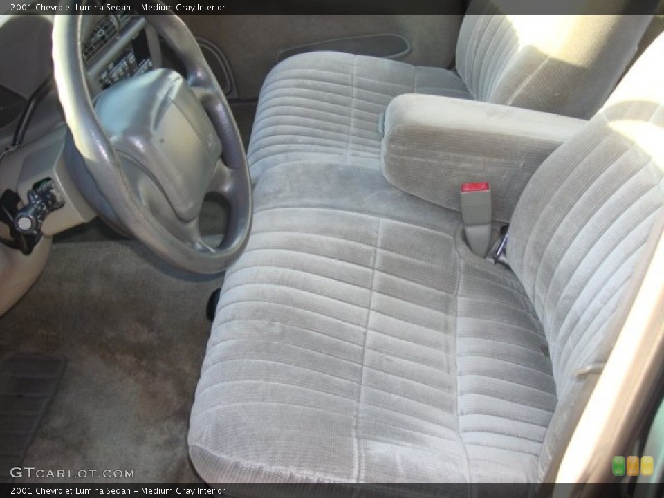 Medium Gray Interior Front Seat for the 2001 Chevrolet Lumina Sedan #88237173