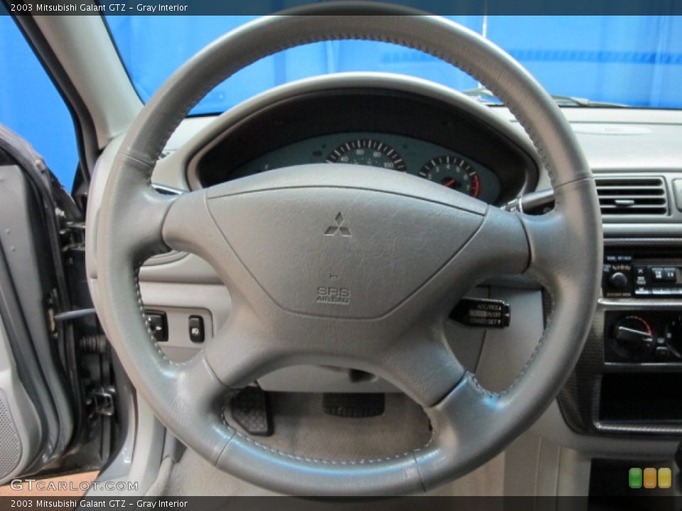 Gray Interior Steering Wheel for the 2003 Mitsubishi Galant GTZ #88237481