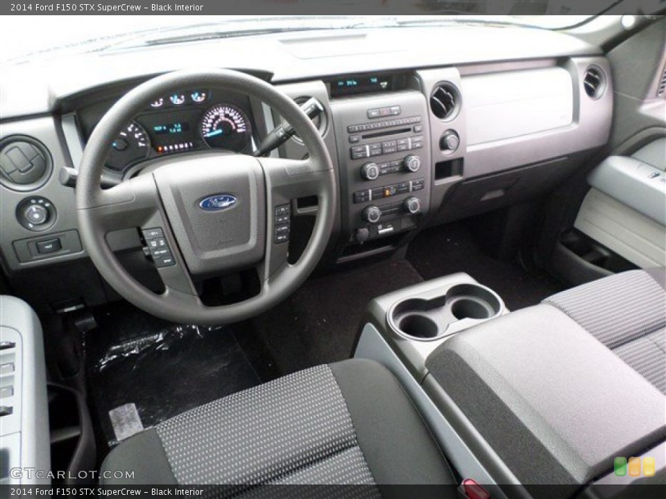 Black Interior Dashboard for the 2014 Ford F150 STX SuperCrew #88238604