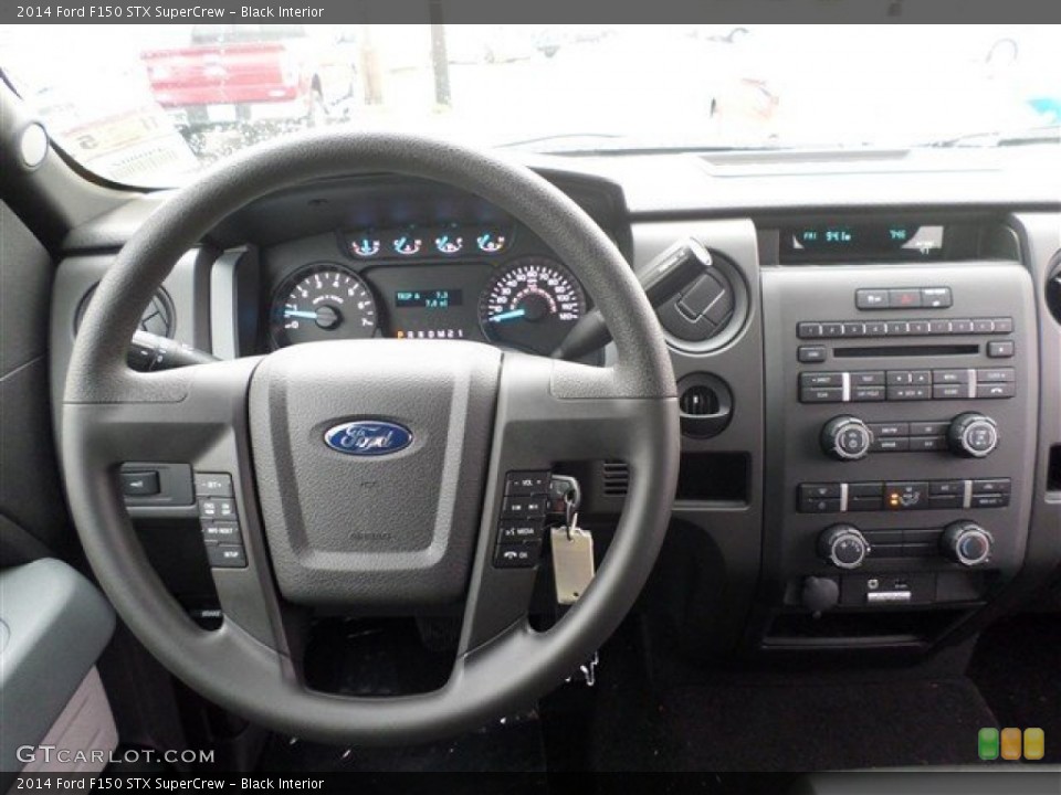 Black Interior Dashboard for the 2014 Ford F150 STX SuperCrew #88238628