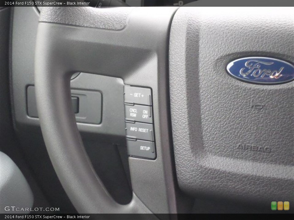 Black Interior Controls for the 2014 Ford F150 STX SuperCrew #88238655