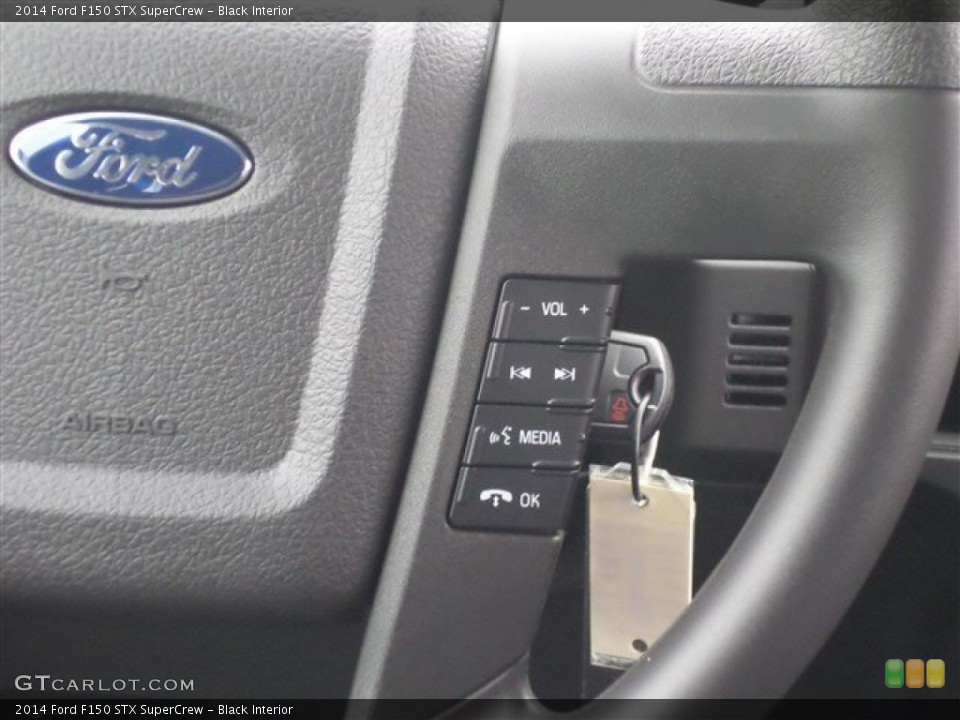 Black Interior Controls for the 2014 Ford F150 STX SuperCrew #88238679