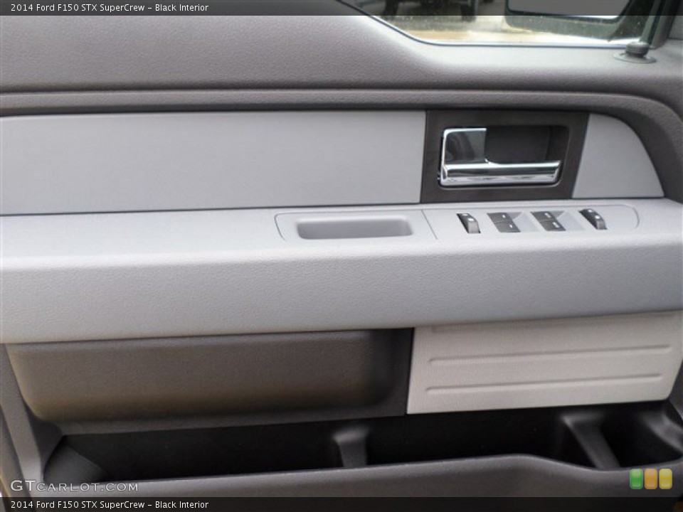 Black Interior Door Panel for the 2014 Ford F150 STX SuperCrew #88238719