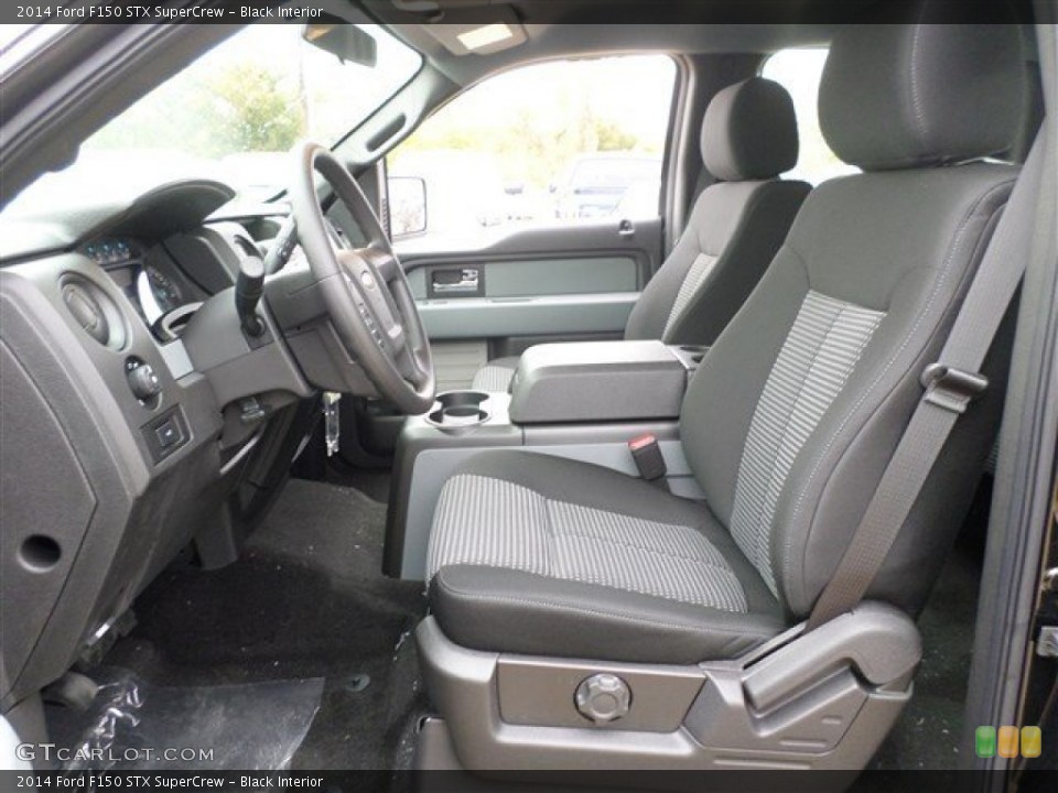 Black Interior Photo for the 2014 Ford F150 STX SuperCrew #88238748