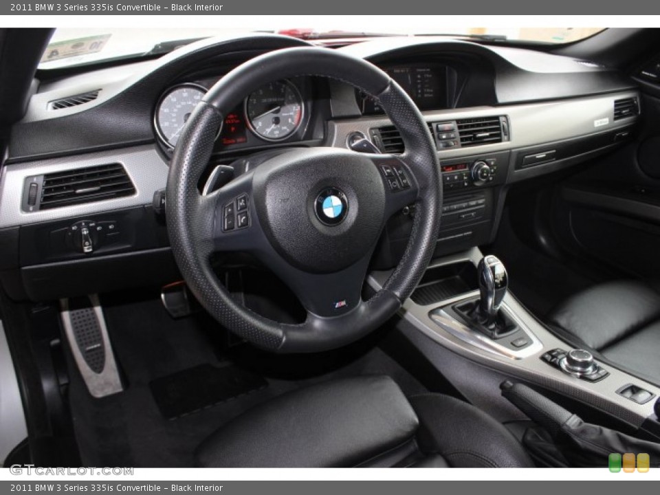 Black Interior Dashboard for the 2011 BMW 3 Series 335is Convertible #88240782