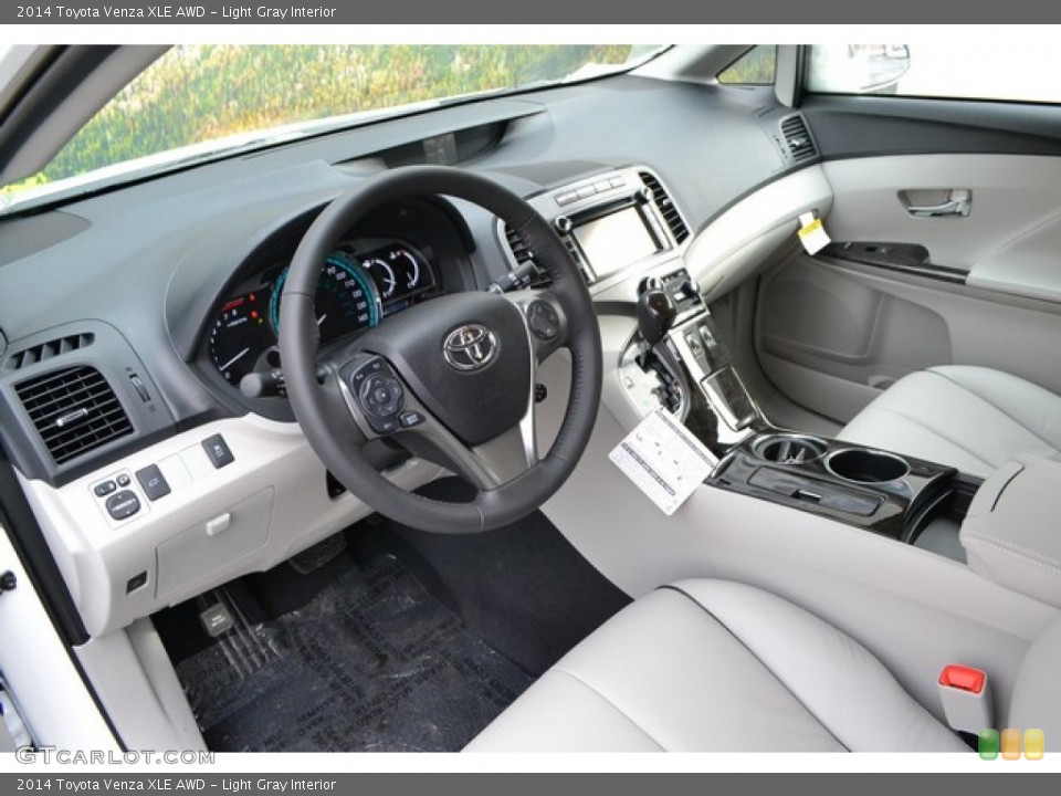 Light Gray Interior Prime Interior for the 2014 Toyota Venza XLE AWD #88244667