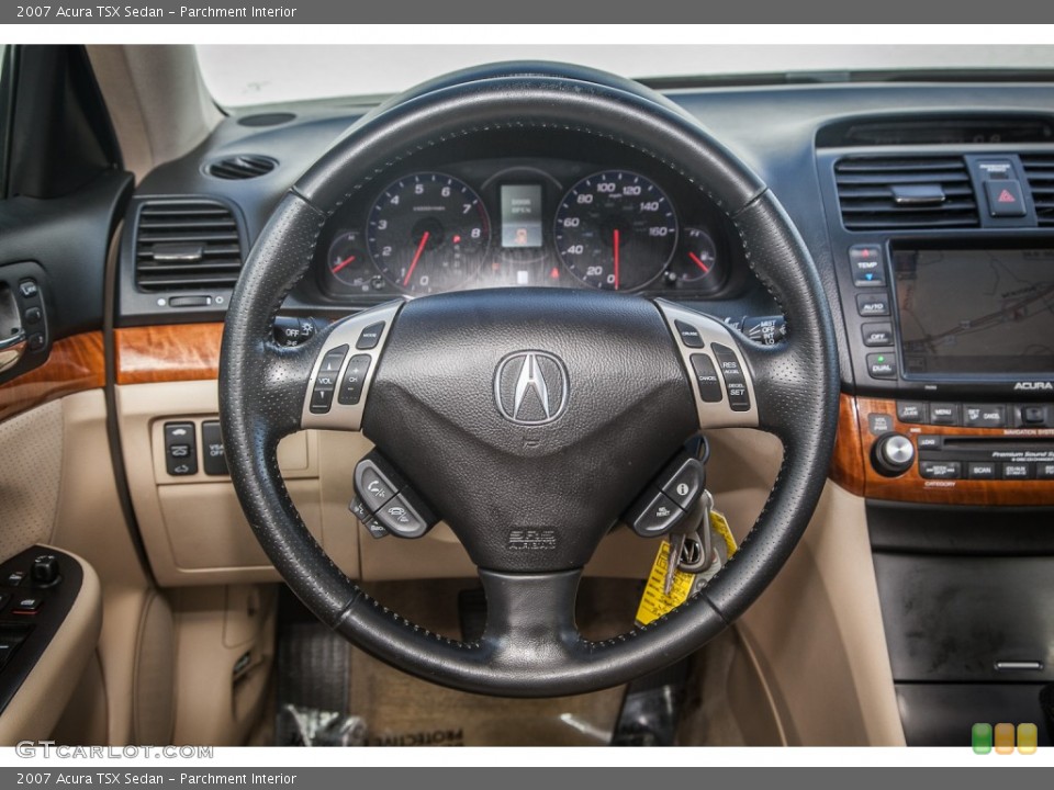 Parchment Interior Steering Wheel for the 2007 Acura TSX Sedan #88245435