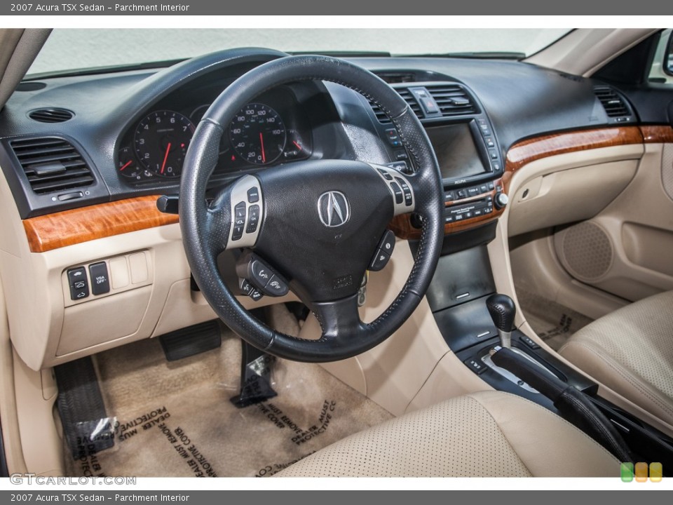 Parchment Interior Prime Interior for the 2007 Acura TSX Sedan #88245576