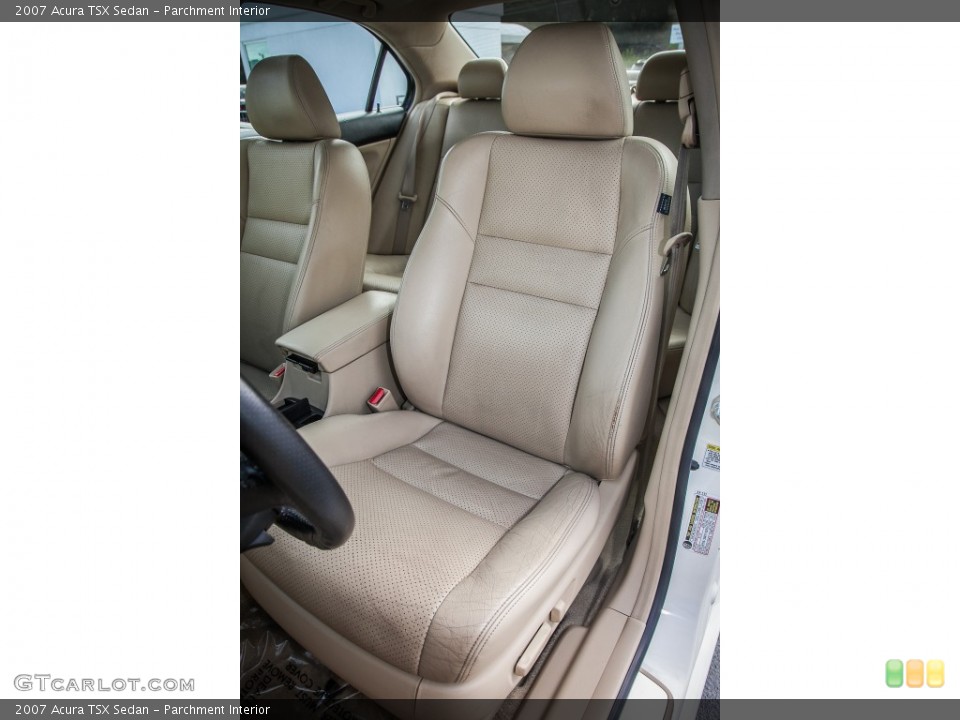 Parchment Interior Front Seat for the 2007 Acura TSX Sedan #88245717