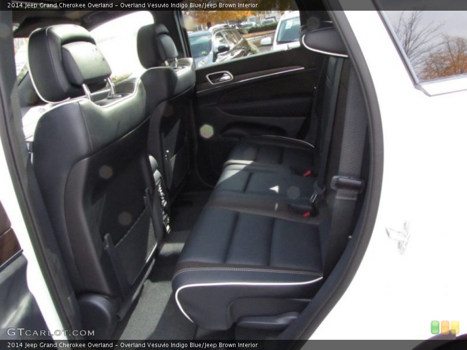 Overland Vesuvio Indigo Blue/Jeep Brown Interior Rear Seat for the 2014 Jeep Grand Cherokee Overland #88251382