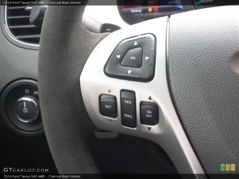 Charcoal Black Interior Controls for the 2014 Ford Taurus SHO AWD #88253890