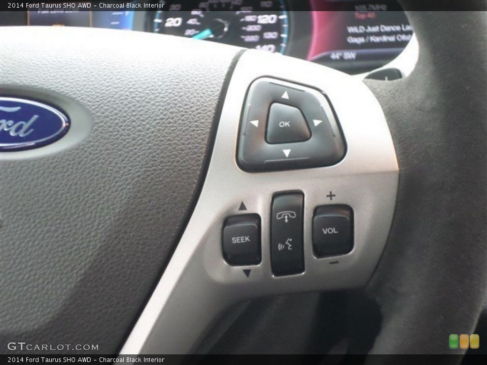 Charcoal Black Interior Controls for the 2014 Ford Taurus SHO AWD #88253905