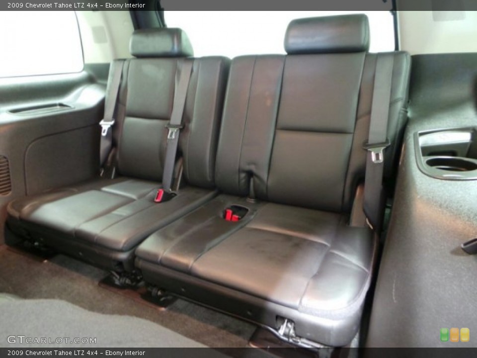 Ebony Interior Rear Seat for the 2009 Chevrolet Tahoe LTZ 4x4 #88254773