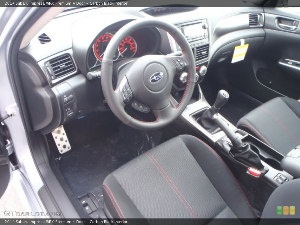 Carbon Black Interior Photo for the 2014 Subaru Impreza WRX Premium 4 Door #88256255