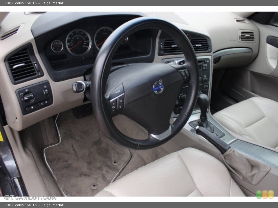 Beige Interior Photo for the 2007 Volvo S60 T5 #88257479