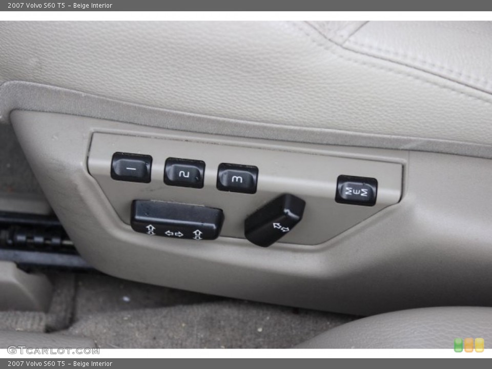 Beige Interior Controls for the 2007 Volvo S60 T5 #88257519