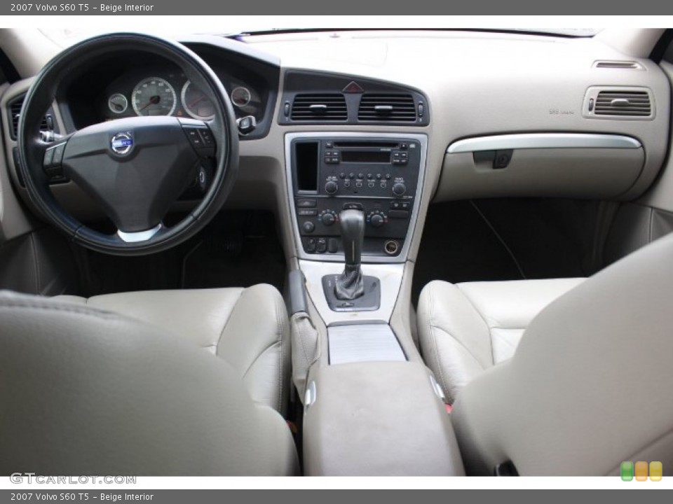 Beige Interior Dashboard for the 2007 Volvo S60 T5 #88257851
