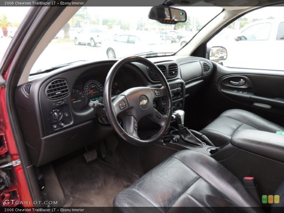 Ebony 2006 Chevrolet TrailBlazer Interiors