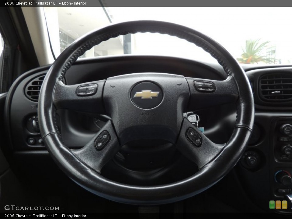 Ebony Interior Steering Wheel for the 2006 Chevrolet TrailBlazer LT #88258808