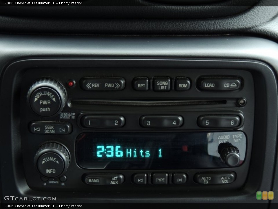 Ebony Interior Audio System for the 2006 Chevrolet TrailBlazer LT #88258898