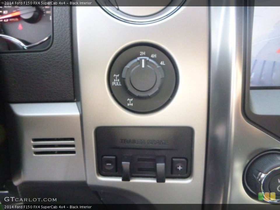 Black Interior Controls for the 2014 Ford F150 FX4 SuperCab 4x4 #88259183