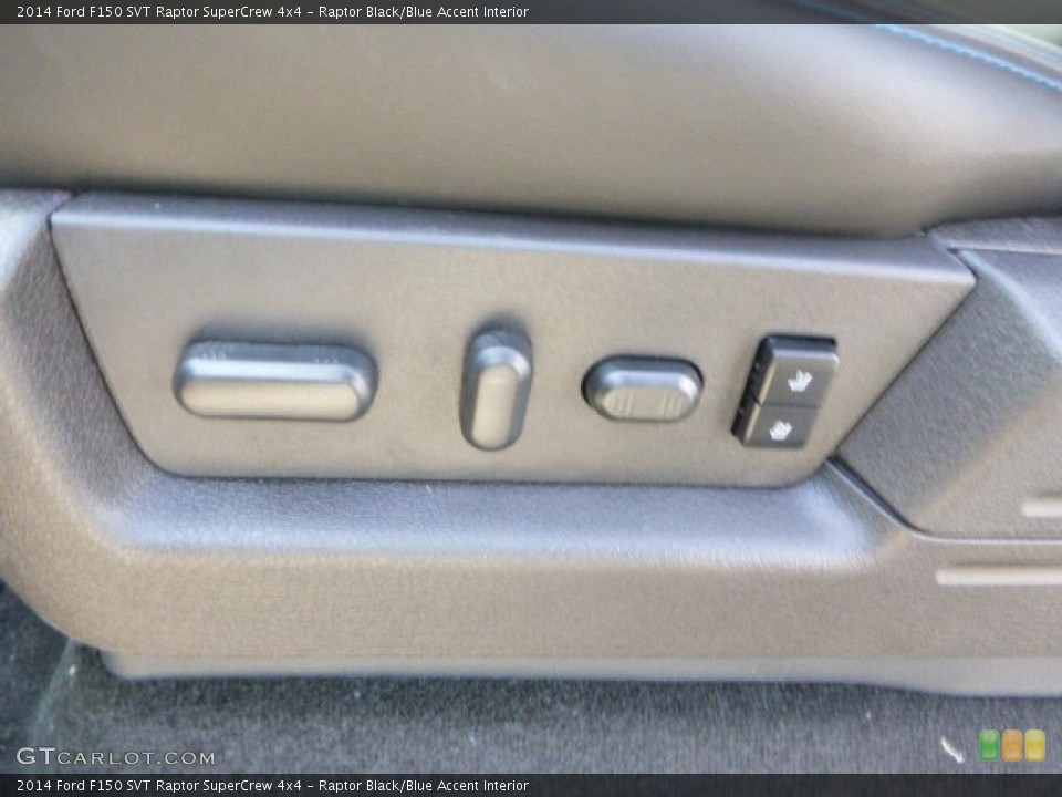 Raptor Black/Blue Accent Interior Controls for the 2014 Ford F150 SVT Raptor SuperCrew 4x4 #88259537