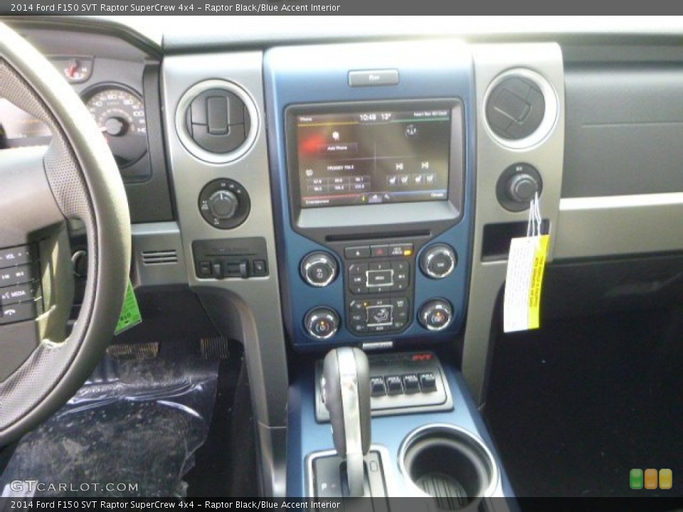 Raptor Black/Blue Accent Interior Controls for the 2014 Ford F150 SVT Raptor SuperCrew 4x4 #88259579