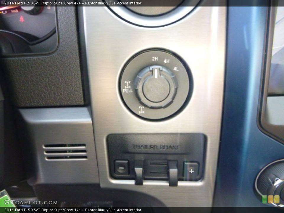 Raptor Black/Blue Accent Interior Controls for the 2014 Ford F150 SVT Raptor SuperCrew 4x4 #88259624