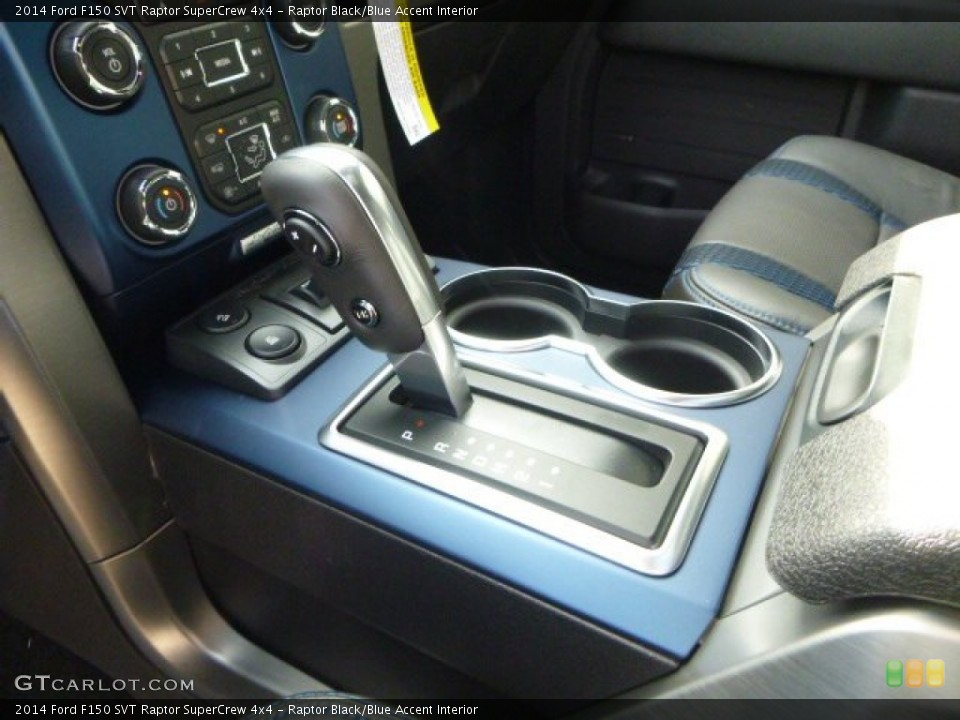 Raptor Black/Blue Accent Interior Transmission for the 2014 Ford F150 SVT Raptor SuperCrew 4x4 #88259638