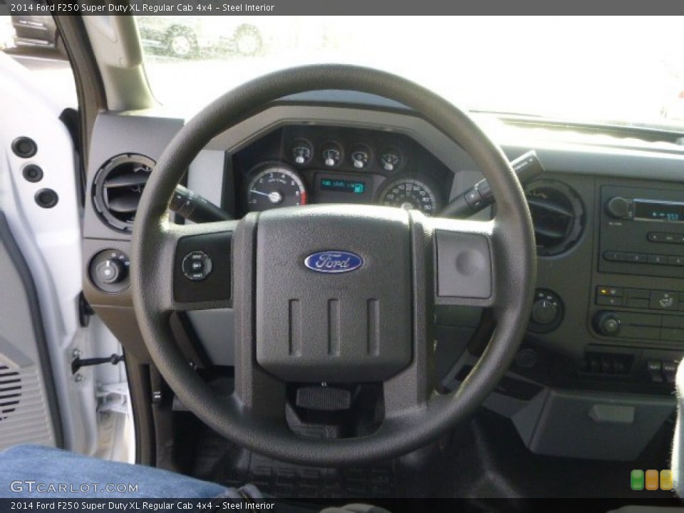 Steel Interior Steering Wheel for the 2014 Ford F250 Super Duty XL Regular Cab 4x4 #88260023
