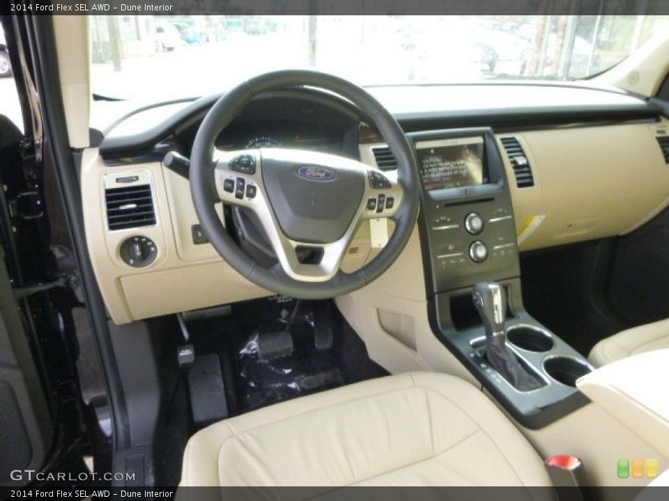 Dune Interior Prime Interior for the 2014 Ford Flex SEL AWD #88260803