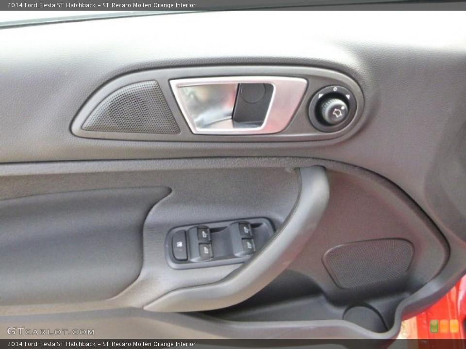 ST Recaro Molten Orange Interior Controls for the 2014 Ford Fiesta ST Hatchback #88262630