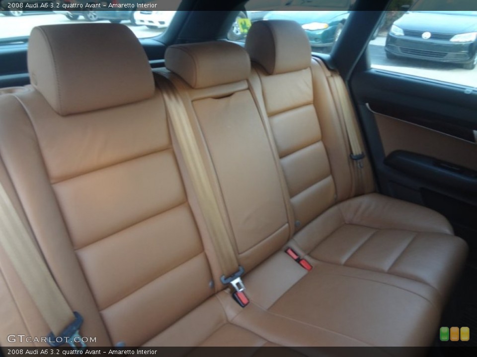 Amaretto Interior Rear Seat for the 2008 Audi A6 3.2 quattro Avant #88263044
