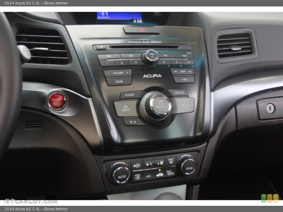 Ebony Interior Controls for the 2014 Acura ILX 2.0L #88264004
