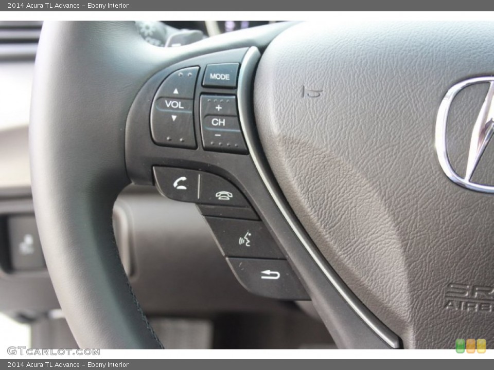 Ebony Interior Controls for the 2014 Acura TL Advance #88266305